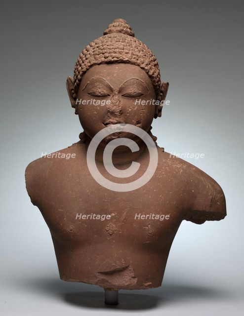 Bust of Tirthankara Rsabhanatha, 800s-900s. Creator: Unknown.