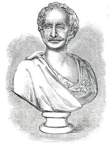 Bust of Viscount Gough, by G. G. Adams, 1850. Creator: Unknown