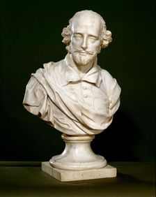 Bust of William Shakespeare (1564-1616), 1760. Creator: John Michael Rysbrack