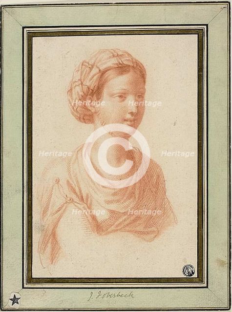 Bust of Woman with Turban, n.d. Creator: Francois Lemoyne.