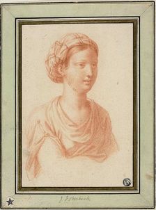 Bust of Woman with Turban, n.d. Creator: Francois Lemoyne