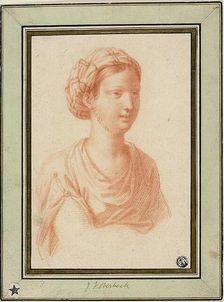 Bust of Woman with Turban, n.d. Creator: Francois Lemoyne
