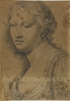 Bust of Woman, n.d. Creator: Girolamo da Carpi