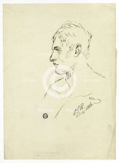 Bust of Young Man in Profile, n.d. Creator: Unknown.