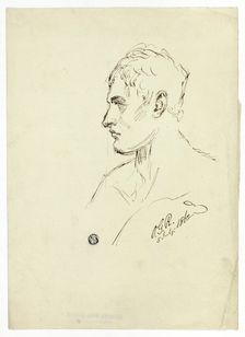 Bust of Young Man in Profile, n.d. Creator: Unknown