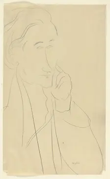 Bust of Zborowski, n.d. Creator: Amadeo Modigliani