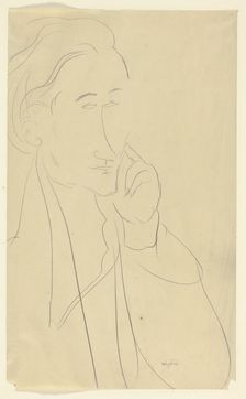 Bust of Zborowski, n.d. Creator: Amadeo Modigliani