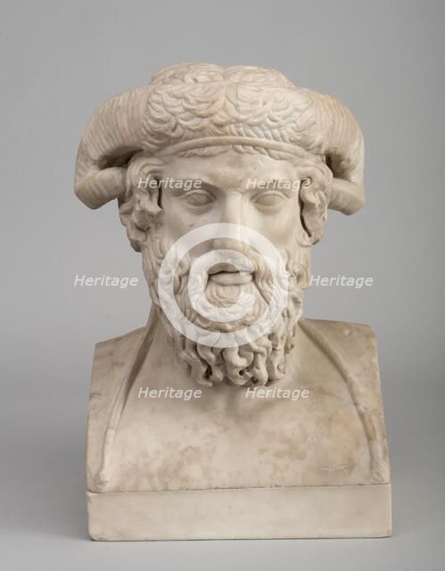 Bust of Zeus Ammon, Kenwood House, London, 2010. Artist: Unknown.