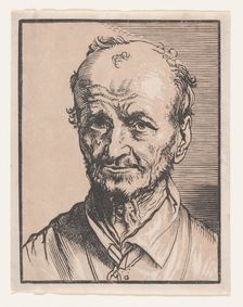 Bust of a Man, 17th century. Creator: Jan Lievens