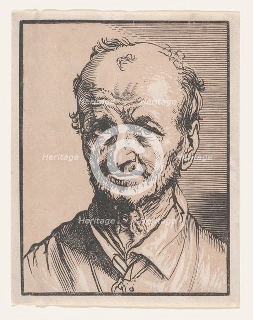 Bust of a Man, 17th century. Creator: Jan Lievens.