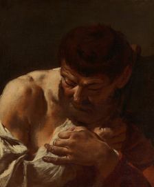 Bust of a Man (Saint Matthias?), ca. 1715-20. Creator: Giovanni Battista Piazzetta