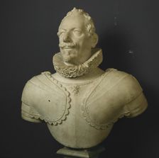 Bust of a Nobleman in Armor, About 1610. Creator: Pietro Tacca