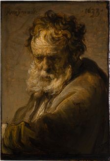 Bust of a Bearded Old Man, 1633. Creator: Rembrandt van Rhijn (1606-1669)