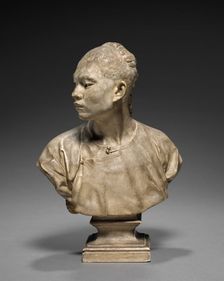 Bust of a Chinese, 1867-1868. Creator: Jean-Baptiste Carpeaux (French, 1827-1875)