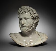 Bust of a Classical Hero or Emperor, early to mid 16th century. Creator: Girolamo della Robbia (Italian, 1488-1566)
