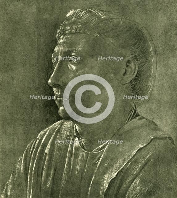 Bust of a cleric, c1450, (1943). Creator: Fra Angelico.