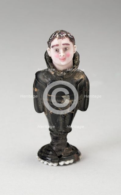 Bust of a Cleric, France, 18th century. Creator: Verres de Nevers.