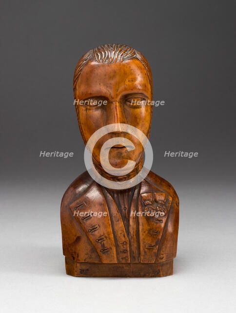 Bust of a Gentleman, c. 1850. Creator: Unknown.