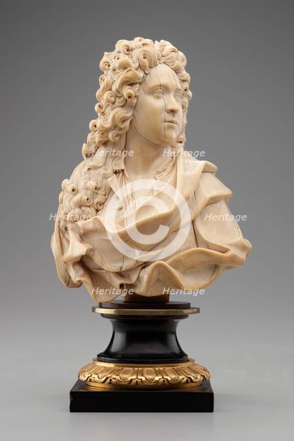 Bust of a Gentleman, possibly Joseph Addison, c1707. Creator: David le Marchand.