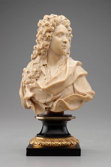 Bust of a Gentleman, possibly Joseph Addison, c1707. Creator: David le Marchand