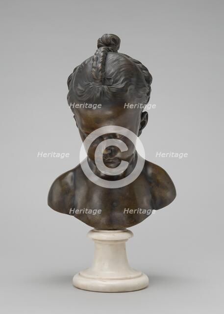 Bust of a Little Girl, model 1744, cast probably 1750/1753. Creator: Jacques Francois Joseph Saly.