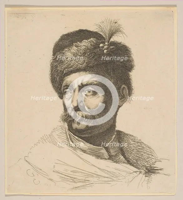 Bust of a Pole, after 1641. Creator: Peregrine Lovell.