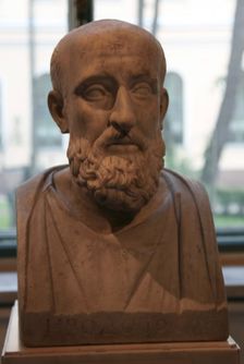 Bust of a Stoic (possibly Kleanthos), Roman, after a Greek original of c280 BC