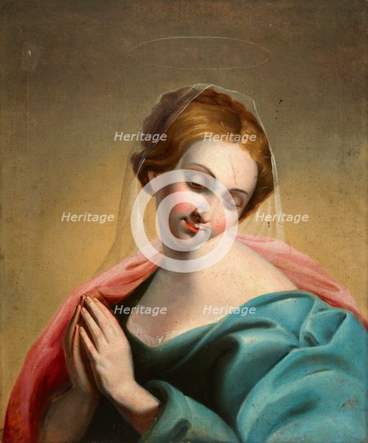 Bust of a Saint, 18th century. Creator: Unknown.