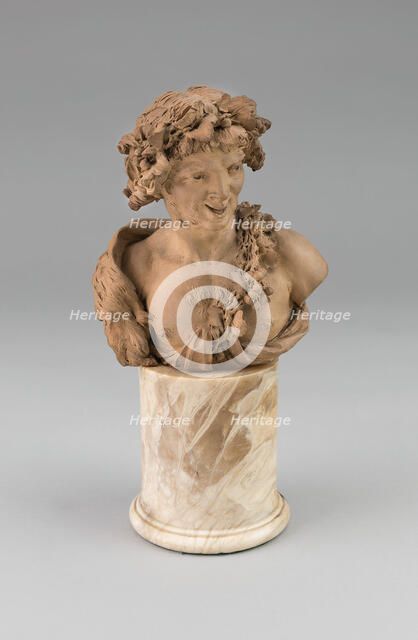 Bust of a Satyr, 1770/75. Creator: Claude Michel.
