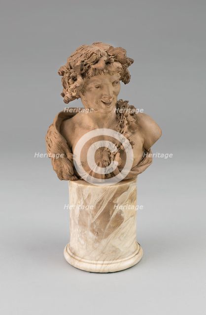 Bust of a Satyr, 1770/75. Creator: Claude Michel.