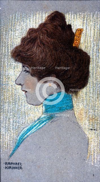 Bust of a woman, 1902. Creator: Kirchner, Raphael (1876-1917).