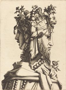 Bust of a Woman in an Extravagant Costume, 1560/1600. Creator: Unknown