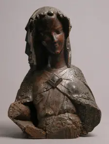 Bust of a Women, French, 14th century. Creator: Unknown
