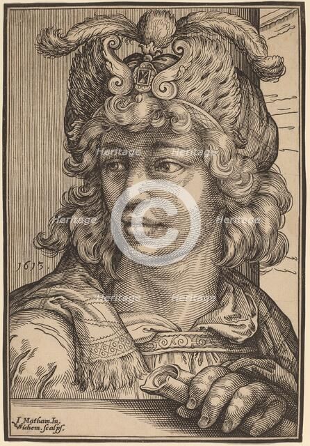 Bust of a Young Man, 1613. Creator: Christoffel van Sichem I.