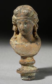 Bust of a Young Goddess (?), Roman Period (30 BCE-395 CE). Creator: Unknown