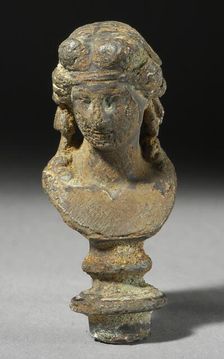 Bust of a Young Goddess (?), Roman Period (30 BCE-395 CE). Creator: Unknown