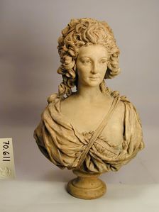 Bust of a Young Woman, 1791. Creator: Augustin Pajou