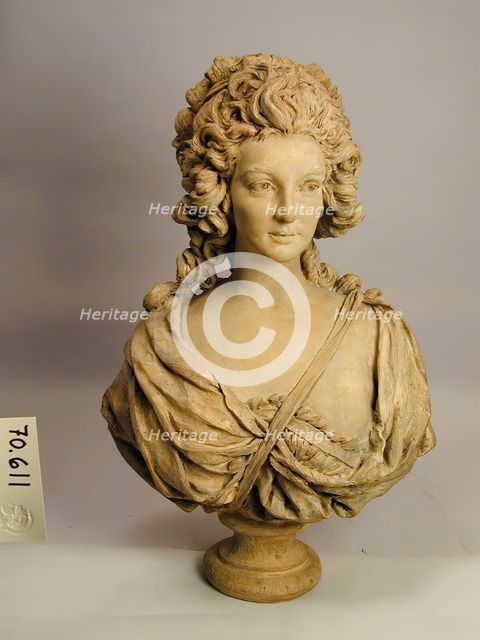 Bust of a Young Woman, 1791. Creator: Augustin Pajou.