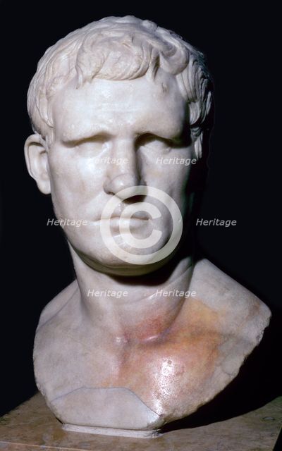 Bust of Agrippa, 1st century BC. Artist: Unknown
