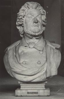 Bust of Adam Mickiewicz, 19th century, (1930-1939). Creator: Unknown