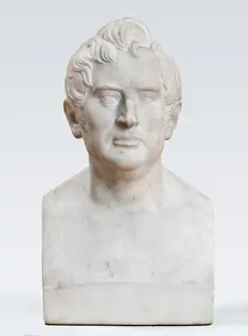 Bust of Adam Oehlenschlager (1779-1850), n.d., c1850. Creator: Herman Wilhelm Bissen