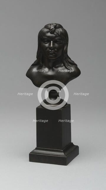 Bust of an American Indian, Modeled 1848/49, cast 1849. Creator: Henry Kirke Brown.