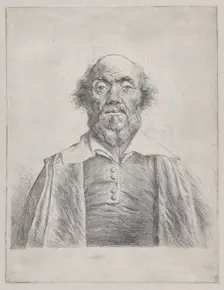 Bust of an Elderly Man, 1620-74. Creator: Jan Lievens