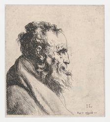 Bust of an Old Man, 1620-74. Creator: Jan Lievens