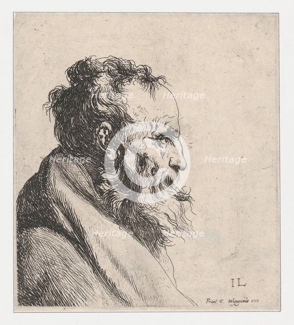 Bust of an Old Man, 1620-74. Creator: Jan Lievens.