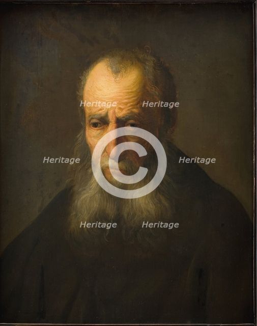 Bust of an Old Man, 1630. Creator: School of Rembrandt van Rijn.