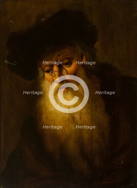 Bust of an Old Man, 18th century. Creator: Christian Wilhelm Ernst Dietrich.