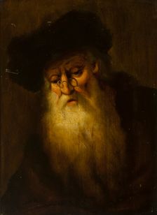 Bust of an Old Man, 18th century. Creator: Christian Wilhelm Ernst Dietrich