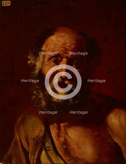Bust of an Old Man (Head of a Beggar), 2nd half of 17th century. Creator: Pietro Bellotti.