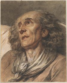 Bust of an Old Man, probably 1763. Creator: Jean-Baptiste Greuze